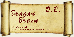 Dragan Brčin vizit kartica